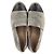 Timeless Espadrillas Chanel CC in Suede Grigio - vista 3