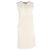 Edge Céline Vestido midi sin mangas con cuatro bolsillos en viscosa crema Celine Blanco Crudo