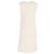 Edge Céline Vestido midi sin mangas con cuatro bolsillos en viscosa crema Celine Blanco Crudo - vista 3