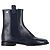 Timeless Stivali Chelsea Chanel in pelle blu navy