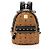 MCM Visetos Mini Zaino Studded Marrone