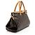 Borsa Pallas in tela Monogram Louis Vuitton Marrone Beige - vista 2