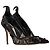 Christian Dior Dior Lace Embellished Pumps in Black Polyester - view 4