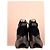 Bottines ouvertes Miu Miu en satin et daim marron - vue 6