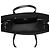 Grande Tote in Rete con Paillettes e Logo Prada Nero - vista 6