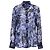 Altuzarra Chika Printed Blouse in Navy Blue Polyester