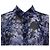 Altuzarra Chika Printed Blouse in Navy Blue Polyester - view 2