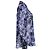 Altuzarra Chika Printed Blouse in Navy Blue Polyester - view 3