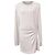 Abito Mini in Jersey Michaela Étoile Isabel Marant in Viscosa Bianca Bianco Crudo