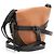 Loewe Piccola Borsa a Spalla in Tweed di Pelle di Vitello Gate Nero - vista 2