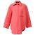 Max & Co Camicia Overshirt con Bottoni in Lana Corallo