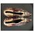 Sapatos de salto Céline V Neck em lã vermelha e preta Vermelho - vista 4
