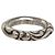 Scroll Band Ring Chrome Hearts Ag925 Silber Auth 128899M