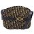 Borsa a Spalla in Tela Trotter Christian Dior Blu Navy Oro Auth mr1464 D'oro