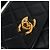 CHANEL Borsa a Spalla Matelassé in Pelle di Agnello 2 in 1 Nero Oro CC Auth 129737SV D'oro - vista 21