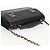 CHANEL Borsa a Spalla Matelassé in Pelle di Agnello 2 in 1 Nero Oro CC Auth 129737SV D'oro - vista 6