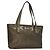 GUCCI GG Implementierung Tote Bag PVC Khaki Silber 211138 Auth sw1132
