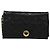 CHANEL Borsa a Spalla Matelassé in Pelle di Agnello Nera Oro CC Auth bs28257 Nero D'oro - vista 13