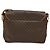 Céline Borsa a Spalla in Tela Macadam CELINE in Pelle PVC Marrone Oro Auth 132689 D'oro - vista 2