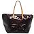 LOUIS VUITTON Borsa Tote Bellevue GM Monogram Vernis Amarante M93589 Auth yk18864 Bordò - vista 2