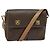 Céline Borsa a Spalla in Tela Macadam CELINE in Pelle PVC Marrone Oro Auth 132726 D'oro