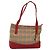 Borsa Tote Nova Check Burberry in Tela Beige Rossa Oro Auth 132521 Rosso D'oro