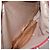Borsa Tote Nova Check Burberry in Tela Beige Rossa Oro Auth 132521 Rosso D'oro - vista 12