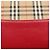Borsa Tote Nova Check Burberry in Tela Beige Rossa Oro Auth 132521 Rosso D'oro - vista 17