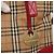 Borsa Tote Nova Check Burberry in Tela Beige Rossa Oro Auth 132521 Rosso D'oro - vista 18