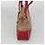 Borsa Tote Nova Check Burberry in Tela Beige Rossa Oro Auth 132521 Rosso D'oro - vista 4