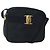 Borsa a Spalla Vala in Camoscio Blu Navy e Oro Auth BA4188 di Salvatore Ferragamo D'oro