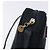 Borsa a Spalla Vala in Camoscio Blu Navy e Oro Auth BA4188 di Salvatore Ferragamo D'oro - vista 16