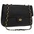 BALLY Bolsa de Ombro com Corrente Couro Preto Dourado Auth 133026