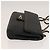 BALLY Bolsa de Ombro com Corrente Couro Preto Dourado Auth 133026 - vista 3