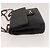BALLY Bolsa de Ombro com Corrente Couro Preto Dourado Auth 133026 - vista 4