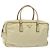 PRADA Borsa a mano in nylon beige oro Auth 132576 D'oro