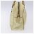 PRADA Borsa a mano in nylon beige oro Auth 132576 D'oro - vista 4
