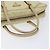 PRADA Borsa a mano in nylon beige oro Auth 132576 D'oro - vista 7