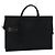 Borsa a mano in tela GG Gucci Nera Argento 015 3708 Auth ep9732 Nero