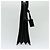 Borsa a mano in tela GG Gucci Nera Argento 015 3708 Auth ep9732 Nero - vista 4