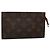 LOUIS VUITTON Monogram Bucket PM Accessory Pouch LV Auth sw1163