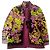 Camisa de seda Medusa Orchid de Versace Negro Rosa Multicolor