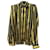 Versace Chain Silk Shirt Black Yellow  - view 1