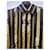 Versace Chain Silk Shirt Black Yellow  - view 3