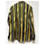 Versace Chain Silk Shirt Black Yellow  - view 9