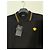 Camisa Polo Medusa Versace Negro Amarillo - vista 3