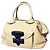 Borsa Loewe May Sand e Marrone Scuro in Vitello Sabbia - vista 2