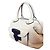 Borsa Loewe May Sand e Marrone Scuro in Vitello Sabbia - vista 3
