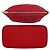 Pochette Prada Canapa Rossa in Tela e Pelle Rosso - vista 3