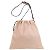 Borsa a spalla clutch in pelle di vitello donna Fendi Rosa - vista 2